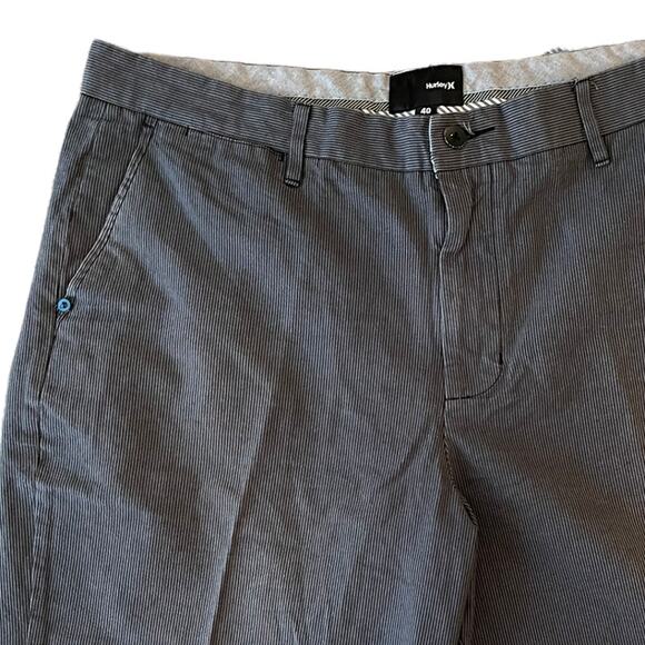 Hurley Men's Shorts Gray Pinstriped Size 40 Style# MWS0000780 - Picture 7 of 7